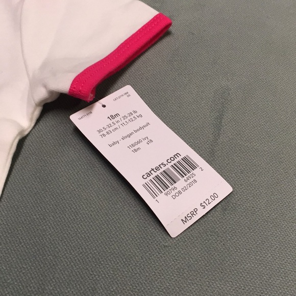 BNWT CARTER'S "1ST MOTHER'S DAY" ❤️ONESIE - Picture 2 of 3